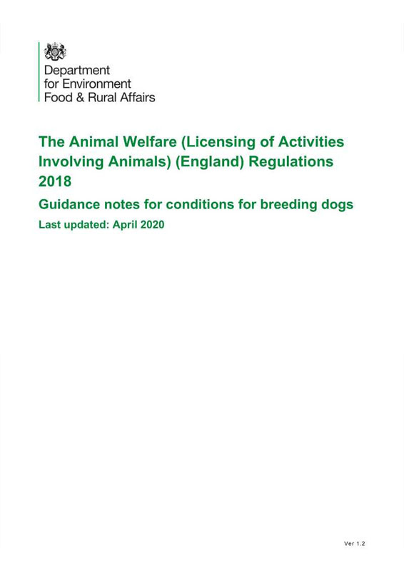 Animal Welfare Regulations Report Cover