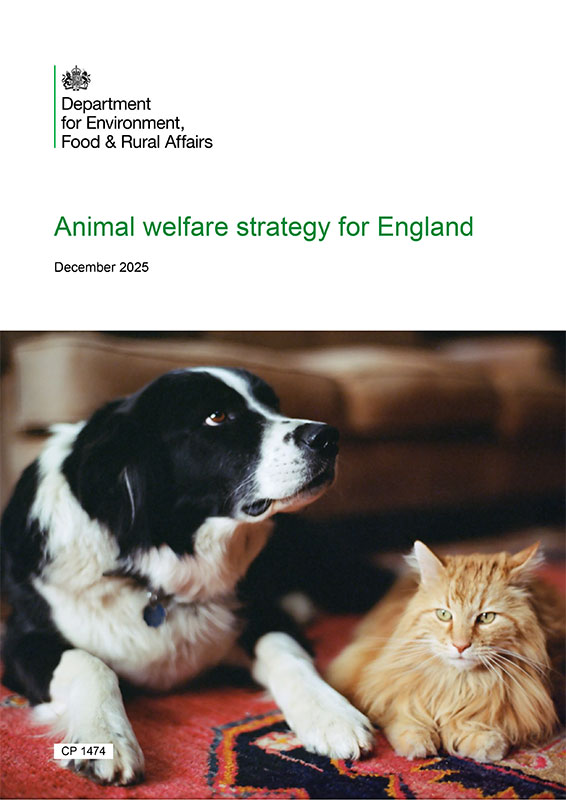 Animal Welfare Strategy for England Report Cover