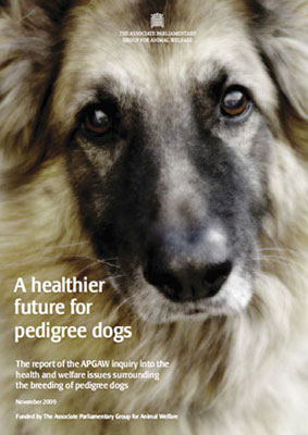 APGAW A Healthier Future for Pedigree Dogs APGAW A Healthier Future for Pedigree Dogs Report Cover