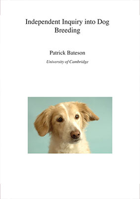 Patrick Bateson Independent Inquiry into Dog Breeding Patrick Bateson Independent Inquiry into Dog Breeding Report Cover