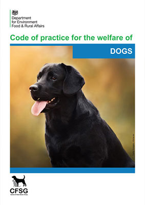 DEFRA Code of Practice for the Welfare of Dogs DEFRA Code of Practice for the Welfare of Dogs Report Cover