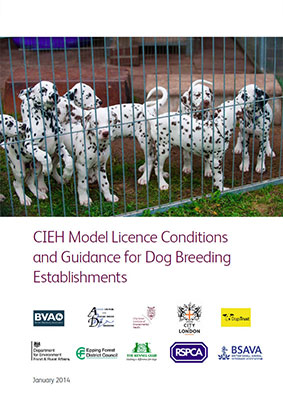 CIEH Model Licence Conditions and Guidance for Dog Breeding Establishments Report Cover