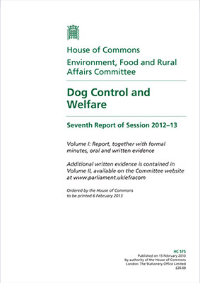 Environment, Food and Rural Affairs Committee Dog Control and Welfare Environment, Food and Rural Affairs Committee Dog Control and Welfare Report Cover